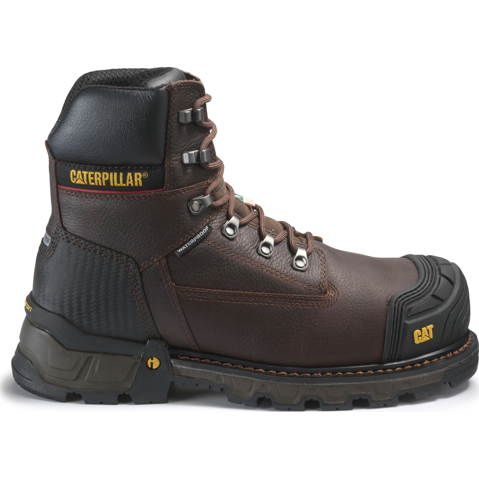 Caterpillar Boots South Africa - Cat Men's Excavator Xl 6” Wp Tx Ct Csa Work Boots Brown NP0296583